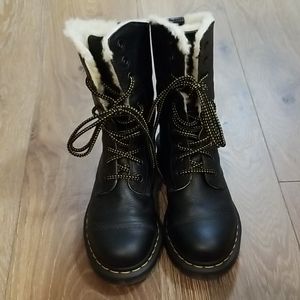 Dr Martens Aimilita Fur Lined Aunt Sally US 7
